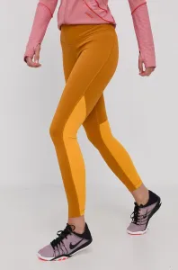 Legíny Reebok GU3278 dámske, oranžová farba, jednofarebné