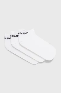 Ponožky Reebok FQ6251 dámske, biela farba