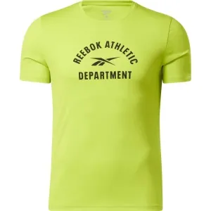 Reebok TRAINING ESSENTIAL GRAPHIC TEE REEBOK READ Dámske tričko, žltá, veľkosť #6314729