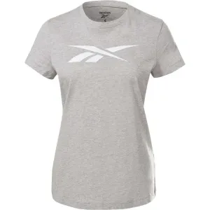 Reebok TRAINING ESSENTIALS VECTOR GRAPHIC TEE Dámske tričko, sivá, veľkosť XL