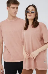 Bavlnené tričko Reebok Classic H54442 béžová farba, jednofarebný