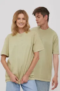 Tričko Reebok Classic GN3743 zelená farba, jednofarebné