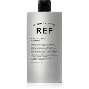 REF Cool Silver Shampoo neutralizujúci šampón pre platinovo blond a šedivé vlasy 285 ml