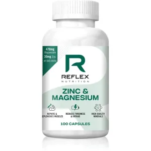 Reflex Nutrition Zinc & Magnesium kapsuly pre správne fungovanie organizmu 100 cps #6422350