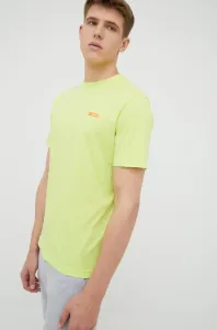 Bavlnené tričko RefrigiWear zelená farba, jednofarebné #233028