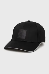 Bavlnená čiapka RefrigiWear čierna farba, s nášivkou