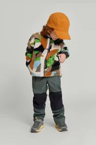 Detská baseballová čiapka Reima Piilee oranžová farba, vzorovaná