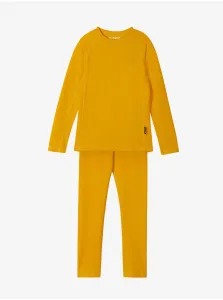 Žltý detský set funkčného trička a nohavíc Reima Lani #613657
