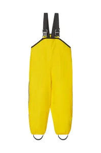 Detské nepremokavé nohavice Reima žltá farba #6530652