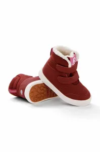 Detské zimné topánky Reima bordová farba #8946985