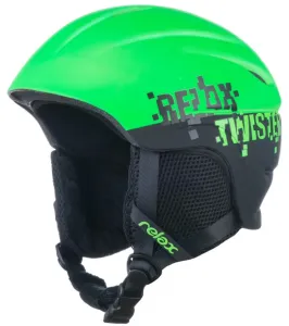 RELAX Twister Detská lyžiarska helma RH18 čierna/zelená XS