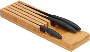 Organizér na nože z bambusu RD8871, 39 cm