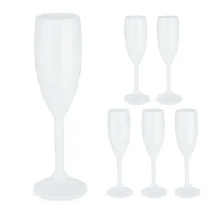 Sada 6ks plastových pohárov na šampanské RD44223