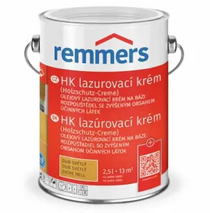 REMMERS HOLZSCHUTZ CREME - Lazúrovací olejový krém REM - nussbaum 5 L