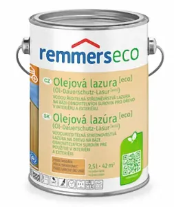 REMMERS LASUR ECO - Ekologická olejová lazúra REM - farblos 2,5 L