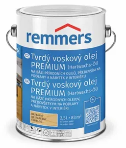 REMMERS - Tvrdý voskový olej PREMIUM REM - farblos 2,5 L