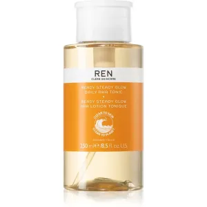 REN Clean Skincare Radiance Ready Steady Glow 250 ml pleťová voda a sprej pre ženy na veľmi suchú pleť; na rozjasnenie pleti