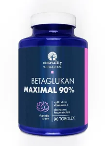 Renovality Betaglukan 90% MAXIMAL s Vitamínom C 90 kapsúl