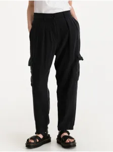 Nohavice pre ženy Replay - čierna #1063341