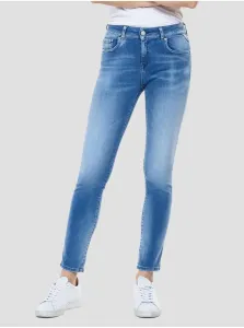 Blue Women Slim Fit Jeans Replay - Women #723578