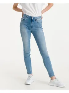 Blue Women Skinny Fit Jeans Replay Luzien Jeans - Women #3154884