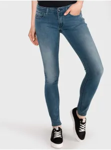 Blue Women Slim Fit Jeans Replay Luz - Women