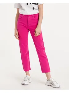 Pink Women Straight Fit Jeans Replay Maijke - Women #1063651