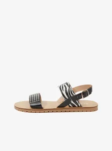 Black Girl Patterned Sandals Replay - Girls
