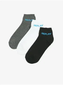 Replay Ponožky 3 páry Čierna #5576170