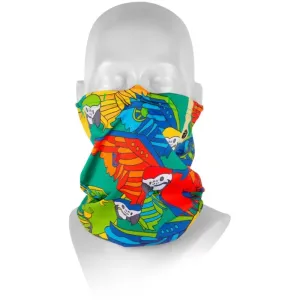 Detský protivírusový nákrčník Respilon® R-Shield Light Parrot farebný - veľkosť: UNI, farba: farebný