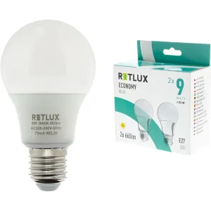 Retlux REL 20 LED A60 2x9W E27 E27