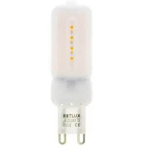 Žárovka LED G9  7W bílá teplá RETLUX RLL 299