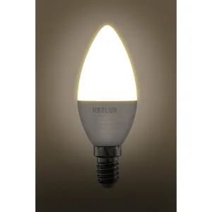 Žárovka LED E14 5W C37 bílá teplá  RETLUX REL 34 2ks