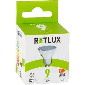 Žárovka LED GU10 9W bílá přírodní RETLUX RLL 418