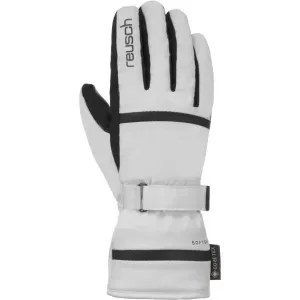 Reusch ALESSIA GORE-TEX Dámske lyžiarske rukavice, biela, veľkosť #8291484