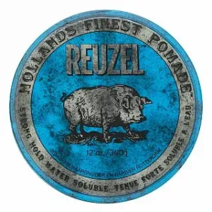 Reuzel Holland's Finest Pomade Blue Strong Hold High Sheen pomáda na vlasy pre spevnenie a lesk vlasov 340 g