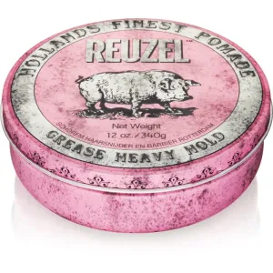 Reuzel Holland's Finest Pomade Pink Grease Heavy Hold pomáda na vlasy pre silnú fixáciu 340 g #860902
