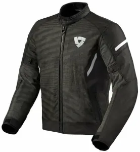 Rev'it! Jacket Torque 2 H2O Black/White 2XL Textilná bunda