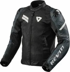 Rev'it! Jacket Apex Air H2O Black/White 3XL Textilná bunda
