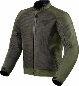 Rev'it! Jacket Torque 2 H2O Black/Dark Green 3XL Textilná bunda