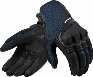 Rev'it! Gloves Duty Black/Blue 2XL Rukavice #344677