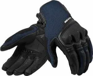 Rev'it! Gloves Duty Black/Blue 2XL Rukavice #5944501
