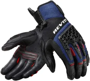 Rev'it! Gloves Sand 4 Black/Blue M Rukavice