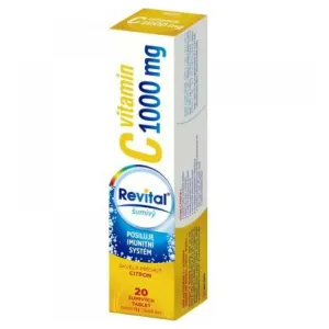 Revital Vitamín C 1000 mg s príchuťou citrón 20 šumivých tabliet #126073