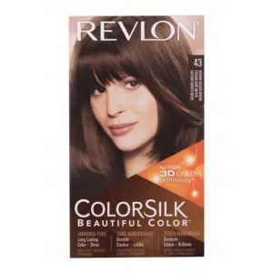 Revlon Colorsilk Beautiful Color farba na vlasy darčeková sada 43 Medium Golden Brown #391196