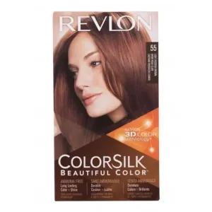 Revlon Colorsilk Beautiful Color farba na vlasy darčeková sada 55 Light Reddish Brown #391184