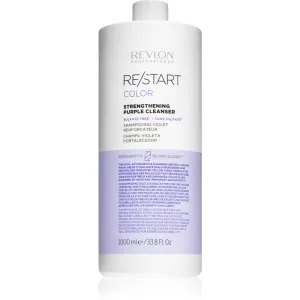 Revlon Professional Posilňujúci fialový šampón pre blond vlasy Restart Color ( Strength ening Purple Clean ser) 1000 ml