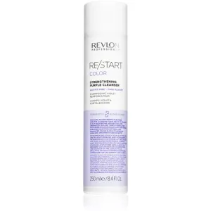 Revlon Professional Posilňujúci fialový šampón pre blond vlasy Restart Color ( Strength ening Purple Clean ser) 250 ml
