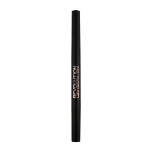Makeup Revolution Duo Brow Definer precízna ceruzka na obočie odtieň Medium Brown 0.15 g #386051