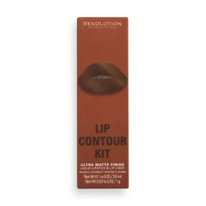 Makeup Revolution Lip Contour Kit sada na pery odtieň D